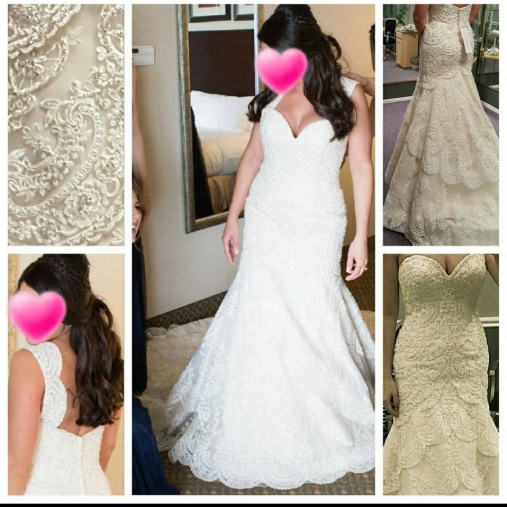 Val Stefani "McKenna" D8107 designer wedding gown